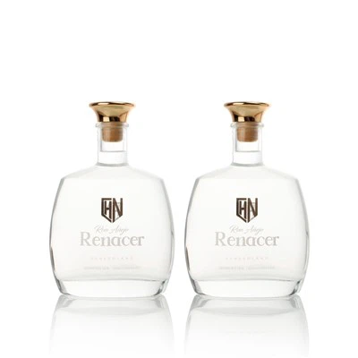 750ml plochý extra-flint tequila láhev korek povrch
